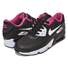 NIKE AIR MAX 90 MESH GS blk/wht-v.pink 833340-002画像