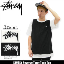 STUSSY Reverse Terry Tank Top 114905画像