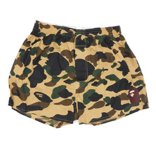A BATHING APE 1ST CAMO BOXERS YELLOW画像