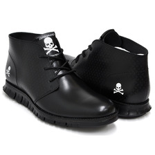 COLE HAAN &times; mastermind JAPAN ZEROGRAND CHUKKA BLACK SKULL C22082画像