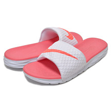 NIKE WMNS BENASSI SOLARSOFT wht/b.mango 705475-180画像
