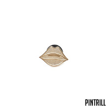 PINTRILL LIPS PIN GOLD画像