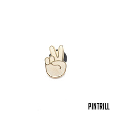 PINTRILL PEACE PIN GOLD画像