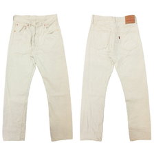 WAREHOUSE Lot 800(STANDARD) WHITE JEANS OR画像