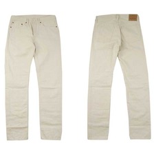 WAREHOUSE Lot 900(SLIM) WHITE JEANS画像