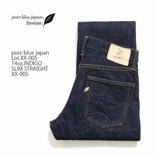 pure blue japan 14oz. ORIGINAL SELVEDGE DENIM SLIM STRAIGHT XX-005画像