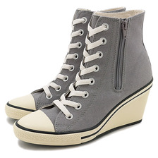 CONVERSE ALL STAR WEDGE Z HI グレイ 32099437画像