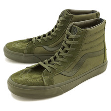 VANS CLASSIC SK8-HI REISSUE ZIP (MONO) IVY GREEN VN0004KYJUV画像