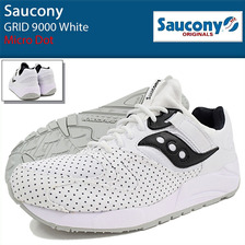 Saucony GRID 9000 White Micro Dot S70256-2画像