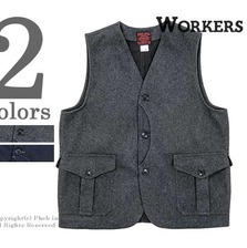 Workers Cruiser Vest, 12 Oz Melton画像