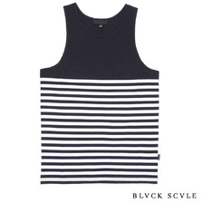 BLACK SCALE REBEL STRIPE TANK TOP SU16-SK074画像