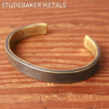 STUDEBAKER METALS THOMPSON CUFF BRACELET BRASS画像