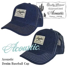 Twins Acoustic Denim baseball cap AZ6000画像