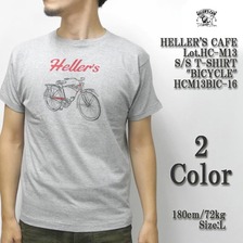 HELLER'S CAFE Lot.HC-M13 S/S T-SHIRT "BICYCLE"画像
