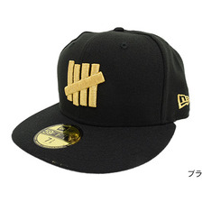 UNDEFEATED &times; NEW ERA Metallic 5 Strike Fitted Ballcap 531203画像