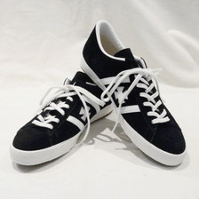 SAMURAI JEANS サムライ自動車倶楽部 SM92LOW16 スエードスニーカー BKxWH画像