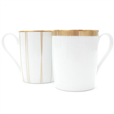 BARNEYS NEWYORK リュミエール マグカップ2個セット WHITE画像