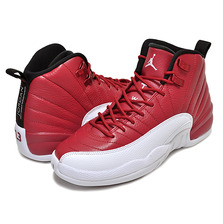 NIKE AIR JORDAN 12 RETRO BG "Gym Red" g.red/wht-wht-blk 153265-600画像