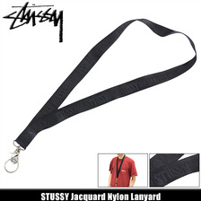STUSSY Jacquard Nylon Lanyard 138523画像