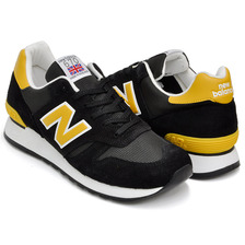 new balance M670 SMK BLACK / YELLOW MADE IN ENGLAND画像