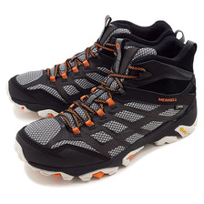 MERRELL MENS MOAB FST MID GORE-TEX BLACK J35737画像
