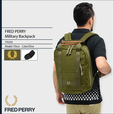FRED PERRY Military Backpack JAPAN LIMITED F9250画像