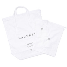 THE PARK・ING GINZA &times; Fragment Design LAUNDREY BAG SET WHITE画像