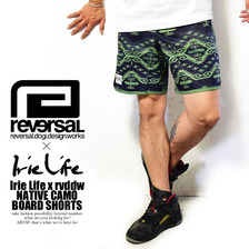 Irie Life &times; rvddw NATIVE CAMO BOARD SHORTS ILHA16-003画像