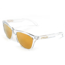 OAKLEY FROGSKINS Crystal Collencion Pollshed Clear/24k Iridium画像