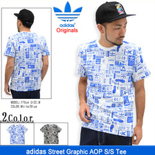 adidas Originals Street Graphic AOP S/S Tee AZ113/AZ1136画像