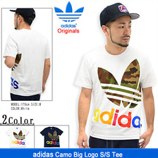adidas Originals Camo Big Logo S/S Tee AY8611/AY8610画像