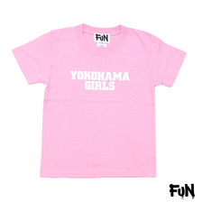FUN YOKOHAMA GIRLS KIDS TEE PINK画像