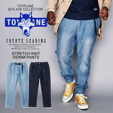TOYPLANE STRETCH KNIT DENIM PANTS TP16-FPT04画像