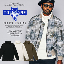 TOYPLANE HVY. WAFFLE TURTLENECK THERMAL TP16-FCS07画像