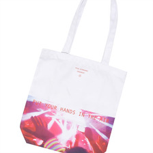 THE PARK・ING GINZA &times; 蜷川実花 &times; Fragment Design LIGHT OF TOTE BAG WHITExPINK画像