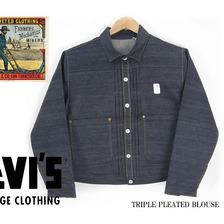 LEVI'S VINTAGE CLOTHING 1880's TRIPLE PLEATED BLOUSE 61866-0002画像