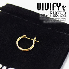 VIVIFY K18 GOLD HOOP PIERCE(S) VFP-111画像