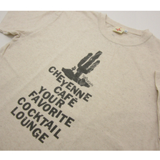 Two Moon Cotton/Hemp Crew Neck Tee Shirts 20150画像