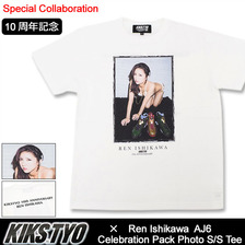 KIKS TYO &times; Ren Ishikawa AJ6 Celebration Pack Photo S/S Tee Special Collaboration KT1601REN-04 PHOTO画像