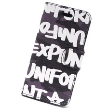 uniform experiment AD CAMO FLIP iPhone6/6S CASE BLACK画像