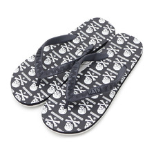 THE PARK・ING GINZA &times; HAYN &times; NEIGHBORHOOD SKULL SANDALS BLACK画像