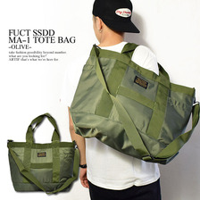 FUCT SSDD MA-1 TOTE BAG -OLIVE- 8400画像