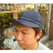 FREEWHEELERS UNION SPECIAL OVERALLS &ldquo;MECHANIC CAP&rdquo; Original 10oz Indigo Denim 1627023画像
