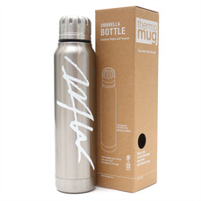 WTW UMBRELLA THERMO MUG BOTTLE SILVER画像