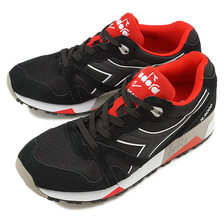 DIADORA N9000 NYL II Black/Ferrari Red 170941-0808画像
