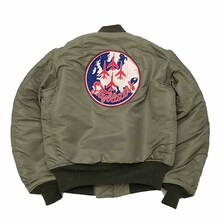 Buzz Rickson's LION UNIFORM INC. Type MA-1 36th Tactical Fighter Wing - Skyblazers - BR13620画像