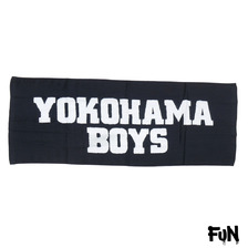 FUN YOKOHAMA BOYS LOGO TOWEL BLACK画像