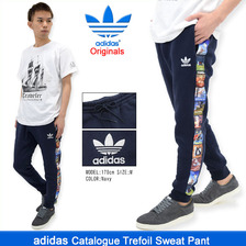 adidas Originals Catalogue Trefoil Sweat Pant AY7784画像