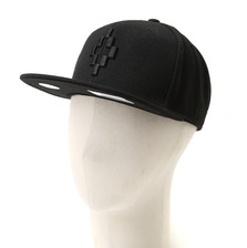 MARCELO BURLON STARTER CRUZ CAP -BLACK/BLACK CMLB007F161010921010画像