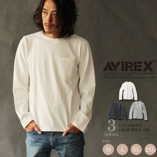 AVIREX L/S HEAVY WEIGHT TIGHTLY C/N TEE 6163480画像